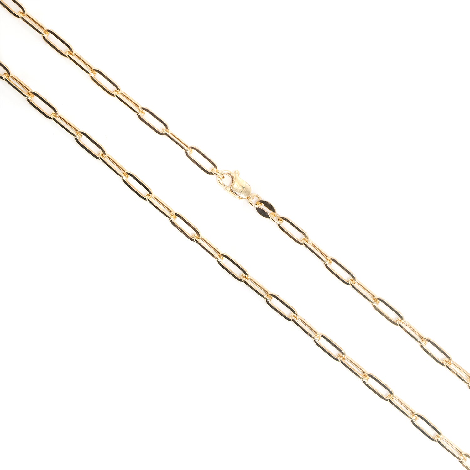 18K Gold Chain – Balanced Link with intricately textured finish – Buy Now