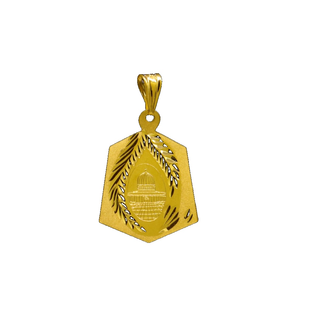 21K Gold Islamic Pendant