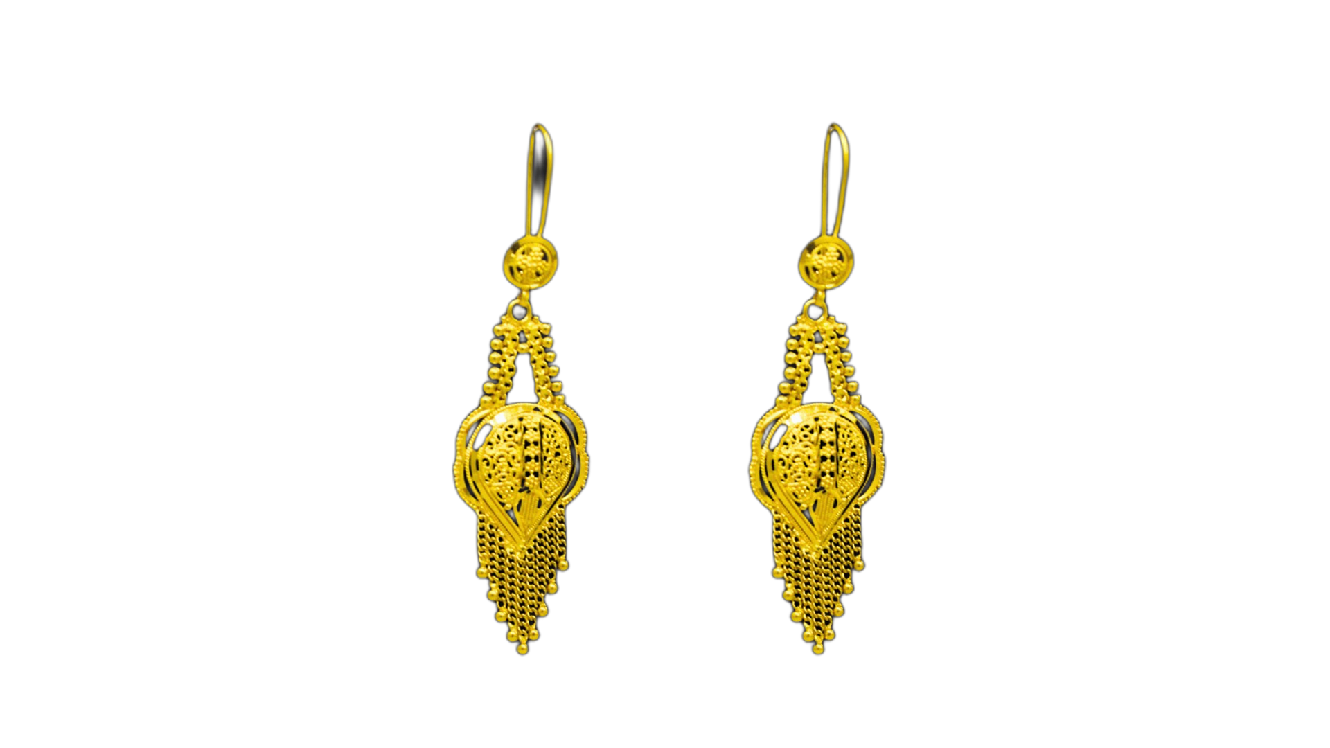21K Gold Earrings