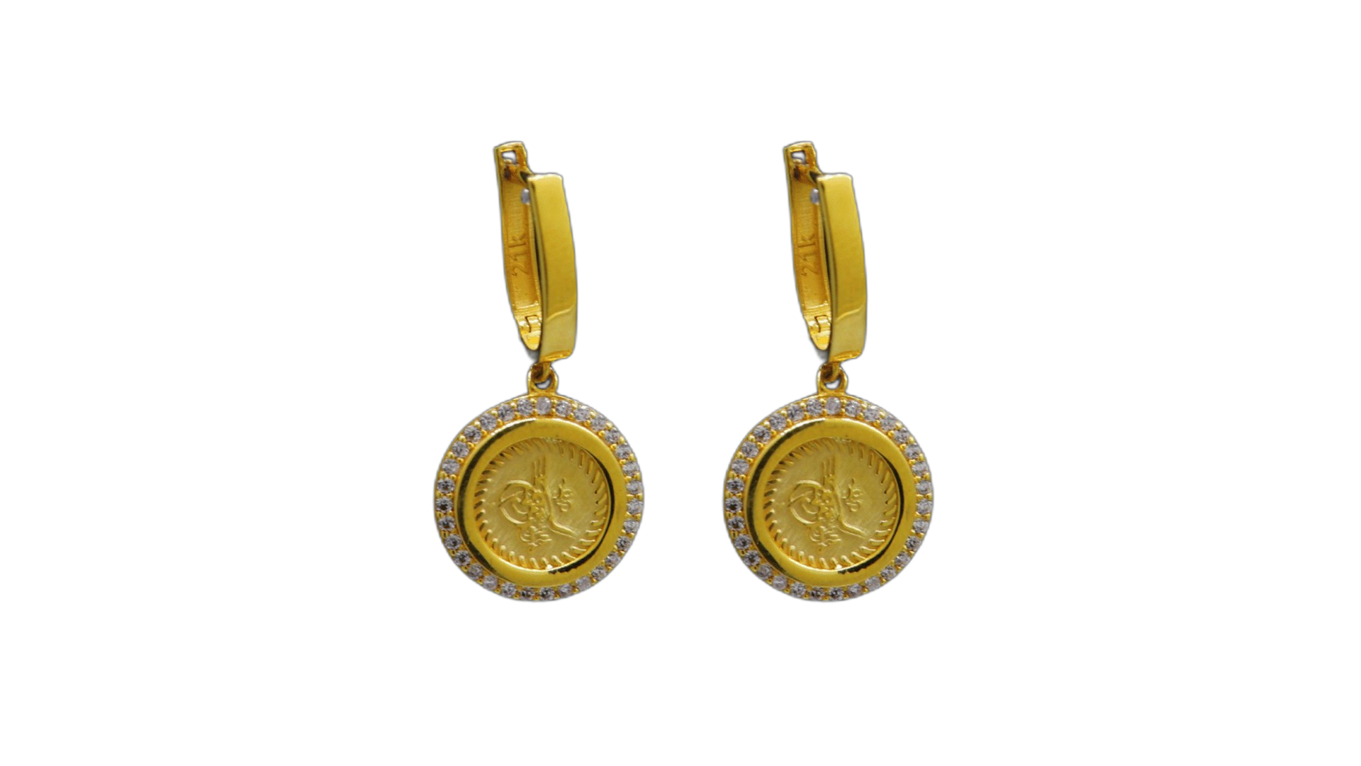 21K Gold Earrings