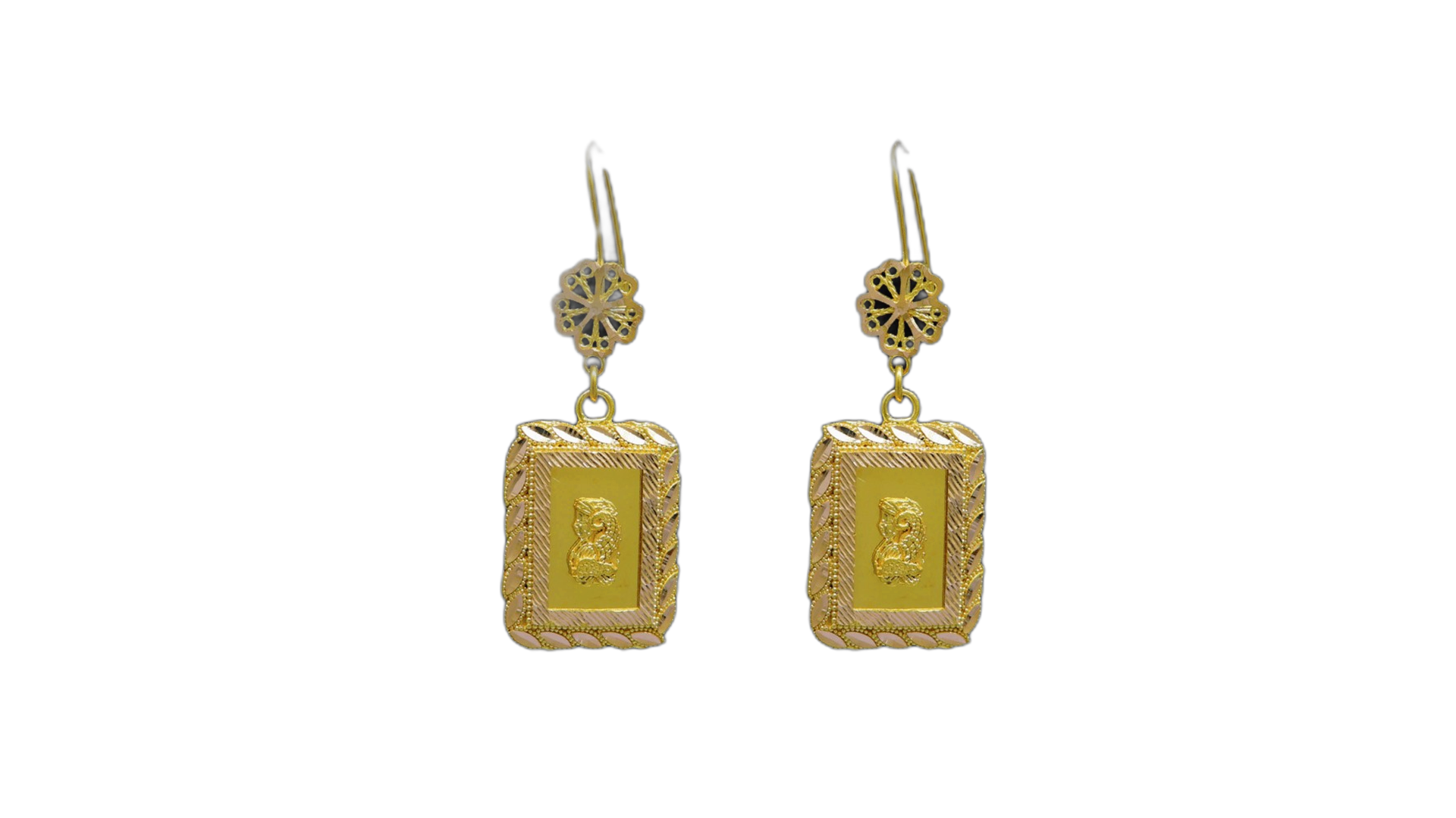 21K Gold Earrings
