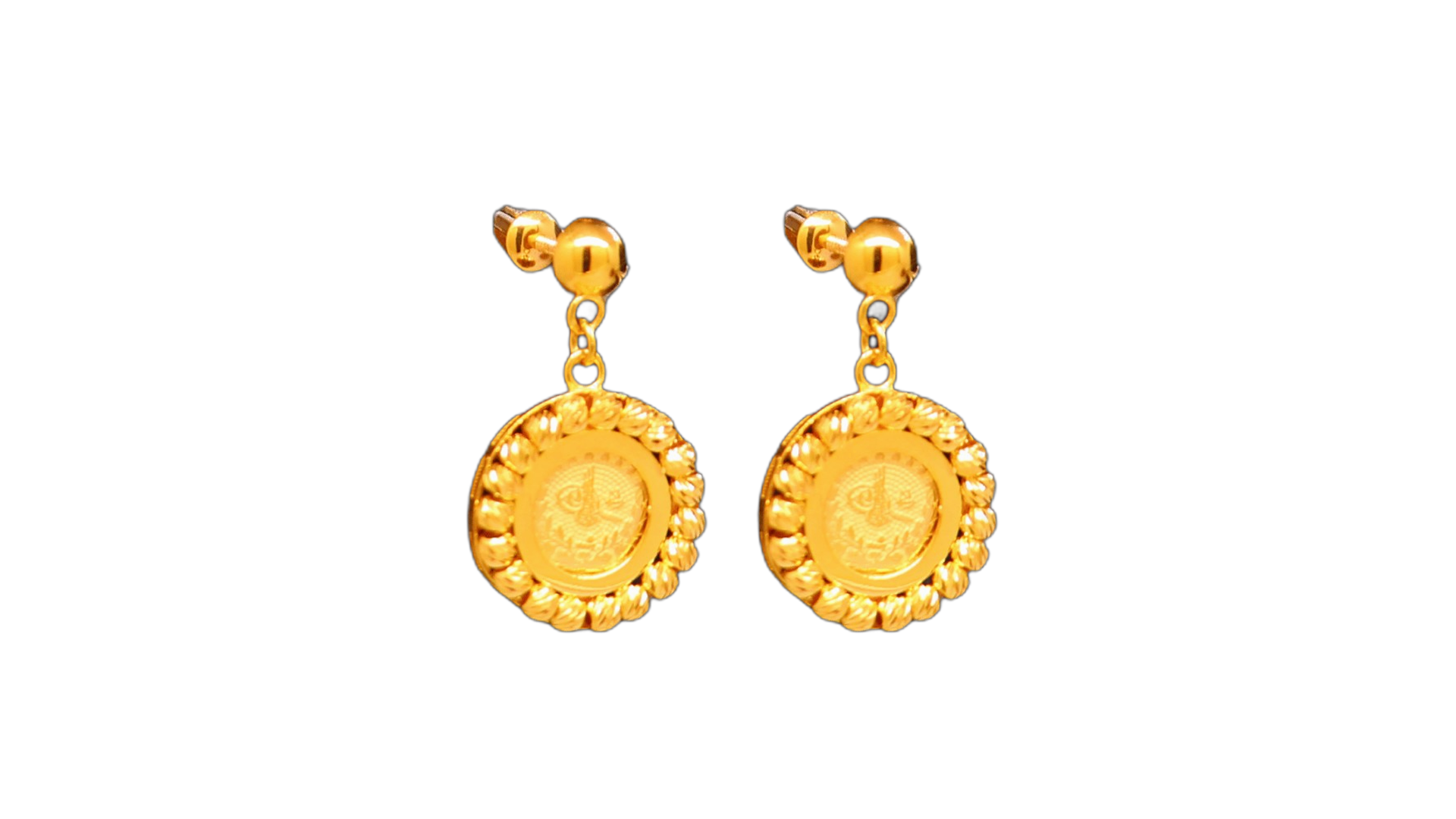 21K Gold Earrings